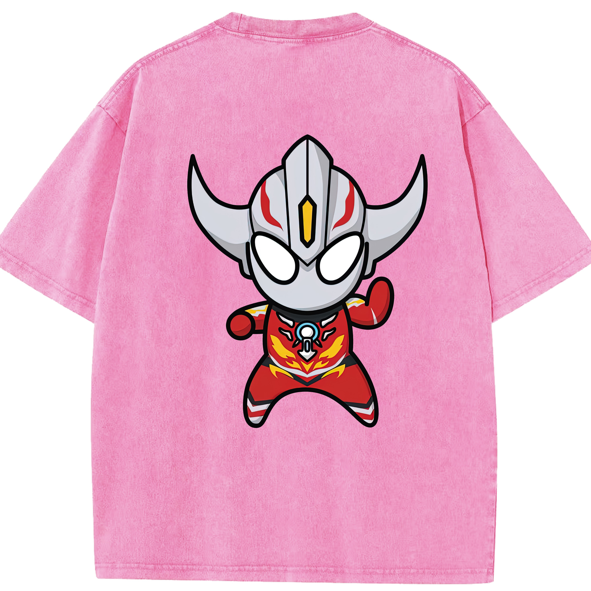 （画像用） ウルトラマン Ultraman 綿100% ヴィンテージ風 半袖Tシャツ（背面プリント）